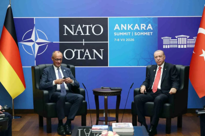 Cumhurbaşkanı Erdoğan, Almanya Başbakanı Merz ile bir araya geldi
