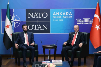 Cumhurbaşkanı Erdoğan, Suriye Cumhurbaşkanı Ahmed Şara bir araya geldi
