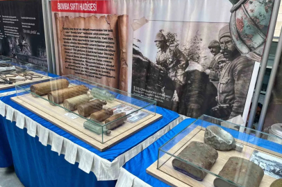 Çanakkale ruhu Tavşanlı’da, savaş malzemeleri sergisi ziyarete açıldı

