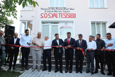 Erzincan'da birlik ve beraberlik vurgusuyla sosyal tesis açıldı