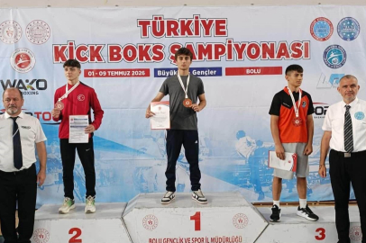 Erzincanlı Kick Boksçulardan Türkiye Şampiyonası'nda başarı