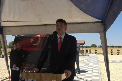 Kilis’te 15 Temmuz Parkı açıldı, fidanlar toprakla buluşturuldu
