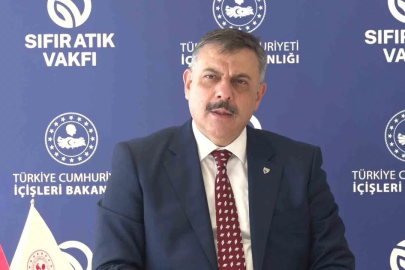 İçişleri Bakanı Çiftçi: "Sıfır atık konusunda Sıfır Atık Vakfımızla beraber iş ve güç birliği yapıyoruz"
