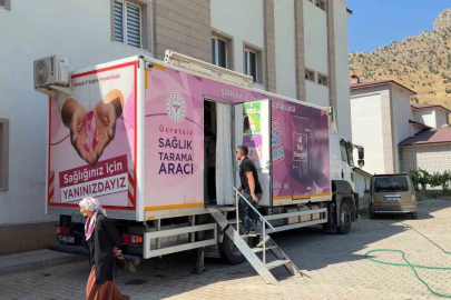 Uludere’de mobil KETEM aracı hizmete başladı
