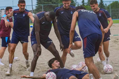 Trabzonspor kumda çalıştı
