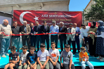 Aydoğan köyünde köy konağı hizmete açıldı