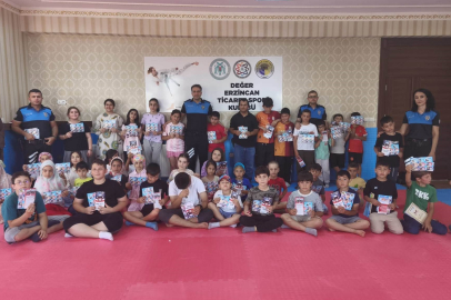 Erzincan'da öğrencilere güvenlik eğitimi verildi
