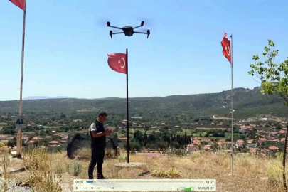 Muğla’da ziraat yangınlarına dron destekli denetim
