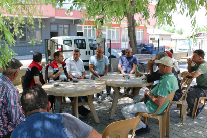İl Tarım ve Orman Müdürü Koçaker, Uluköy'de çiftçilerle buluştu