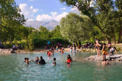 Doğanın içinde ücretsiz tatil: Tağar Çayı ünlü tatil beldelerini aratmıyor
