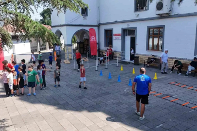 Kur’an kursu öğrencileri sporla buluştu
