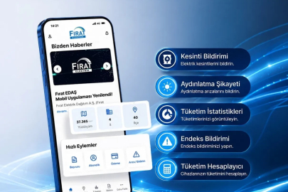 Fırat EDAŞ mobil uygulamasını yeniledi
