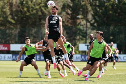 Beşiktaş, Midtjylland maçı hazırlıklarını sürdürdü
