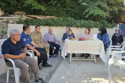Kıbrıs gazisine minnet ziyareti