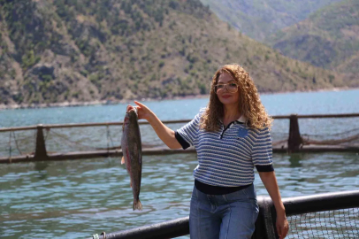 Çoruh Havzası’nda üretilen Türk somonları dünya sofralarında
