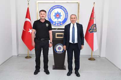 Erzincan eski İl Emniyet Müdürü Kurt'tan Baybaba'ya ziyaret