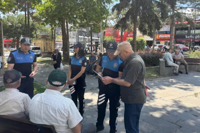 Erzincan polisinden dolandırıcılığa karşı bilgilendirme çalışması