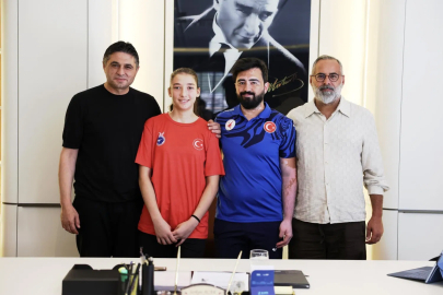 Aliağalı taekwondocu Merve Nisa Mızrak, Türkiye’yi temsil edecek
