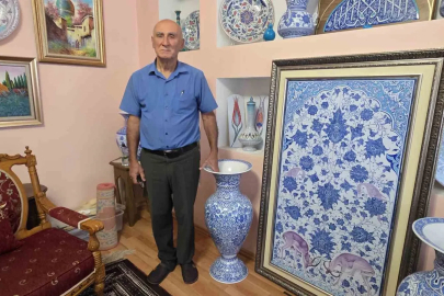 Kütahyalı çini ustası Mehmet Koçer: "Çinicilik yeniden mimariyle buluşmalı"
