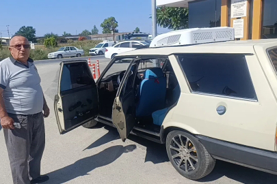 Sıcaktan bunaldı, 1988 model Kartal’a otobüs kliması taktırdı
