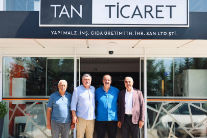 Erzincan TSO Başkan Adayı Süleyman Tan’a ERSİAD ve Fırat Plastik’ten Ziyaret
