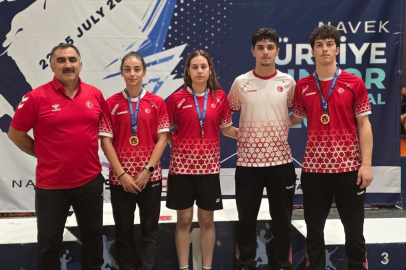 Erzincanlı milli badmintonculardan uluslararası turnuvada 4 madalya