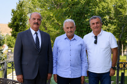 Süleyman Tan Baba Ocağı’nda Binali Yıldırım ile Buluştu