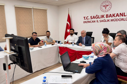 Erzincan'da evde sağlık hizmetlerinde koordinasyon ele alındı