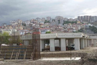 Viyadükler yükselmeye, projenin de silueti ortaya çıkmaya başladı
