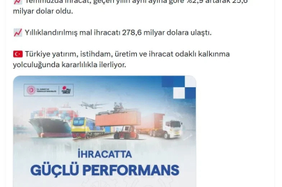 Bakan Kacır: İhracatta güçlü performansımız devam ediyor