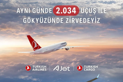 THY'den ağustos ayı uçuş rekoru 