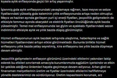 Cumhurbaşkanı Yardımcısı Yılmaz: Arz yönlü reform adımlarımızı hayata geçirmeye devam edeceğiz