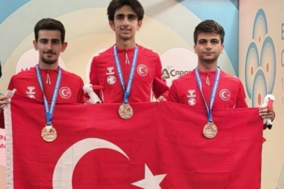 Erzincanlı milli atıcı Avrupa üçüncüsü oldu