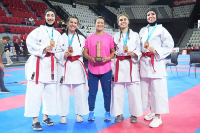 Erzincanlı karatecilerden Türkiye Şampiyonası'nda bronz madalya