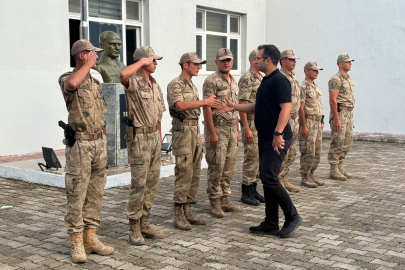 Refahiye Kaymakamı Taşkıran, jandarmanın çalışmalarını yerinde inceledi