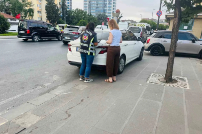 Tartıştığı sürücünün önünde ani fren yaparak gitmesini engelledi
