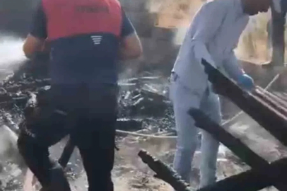 Hakkari’de çıkan yangında bir ev kullanılamaz hale geldi
