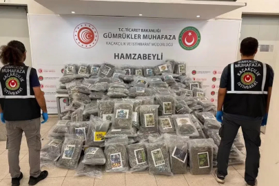 Hamzabeyli’de 287 kilo 910 gram esrar ele geçirildi
