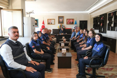 Başkan Aksun, zabıta personeliyle bir araya geldi