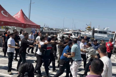 Silivri’de gergin anlar: Basın mensuplarına saldırı kamerada
