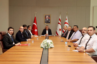 KKTC Cumhurbaşkanı Erhürman, Türkiye’den gelen teknik heyeti kabul etti