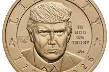 ABD'de Trump portreli 1 dolarlık madeni para basıldı