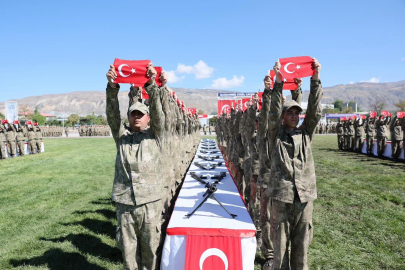 Erzincan'da bedelli erler için yemin töreni düzenlendi