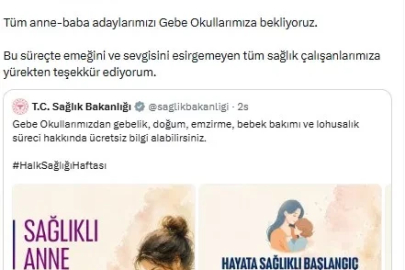 Gebe okullarında 1 milyon 117 bin 413 gebeye danışmanlık hizmeti sunuldu