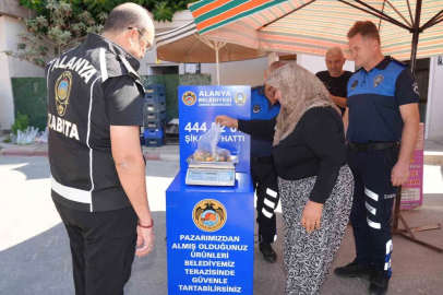 Alanya’da ’güven terazisi’ uygulaması başlatıldı
