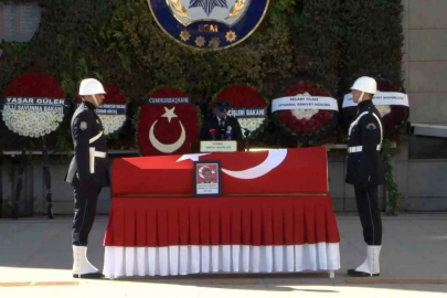 Esenurt’ta denetim sırasında şehit olan polis memuru için tören düzenlendi
