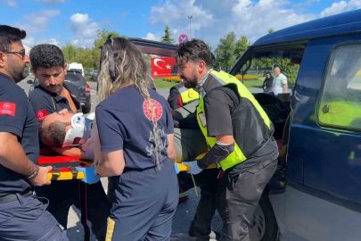 Panelvan minibüs SUV araca çarptı: 1 yaralı
