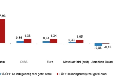 Ağustosta en yüksel reel getiri külçe altında oldu