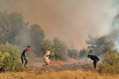 Aksu’daki orman yangınının kontrol altına alma çalışmaları devam ediyor
