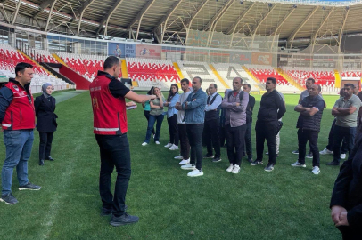 Erzincan’da özel güvenlik görevlilerine spor güvenliği eğitimi